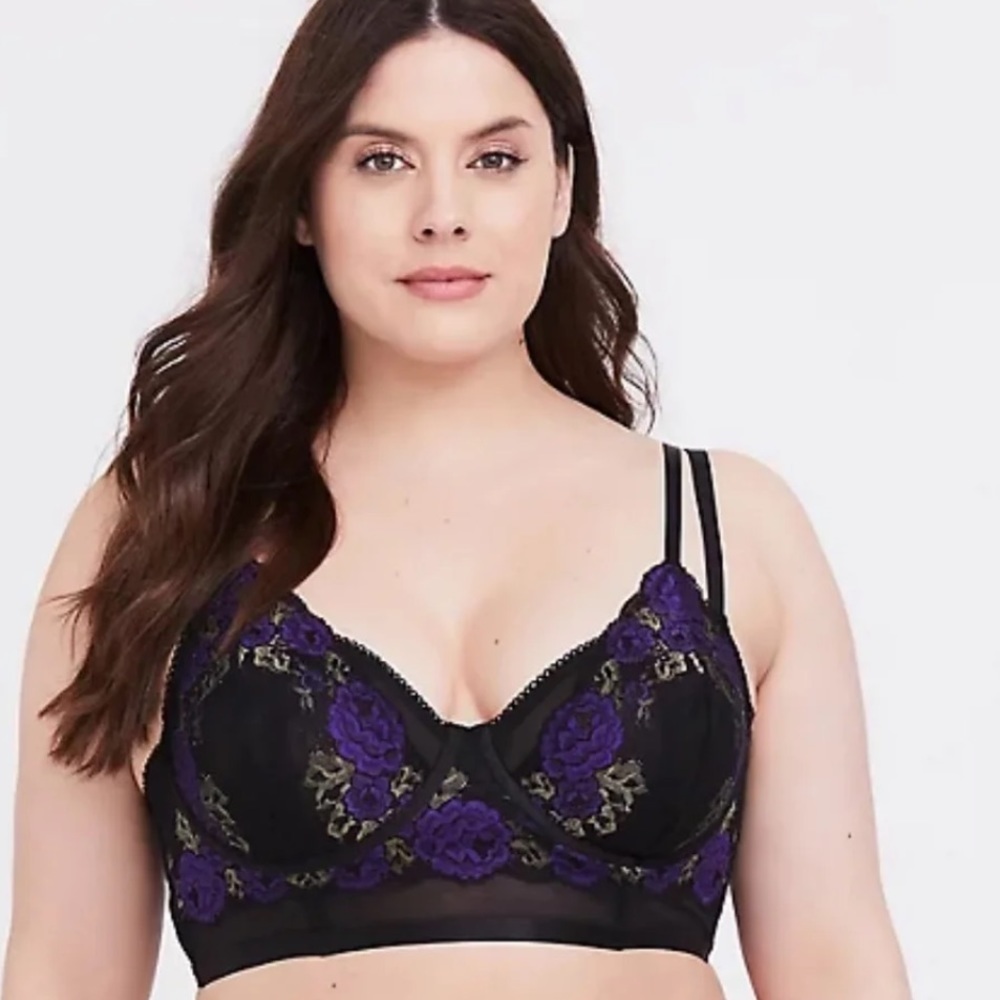 Torrid Black Lace Underwire Bralette